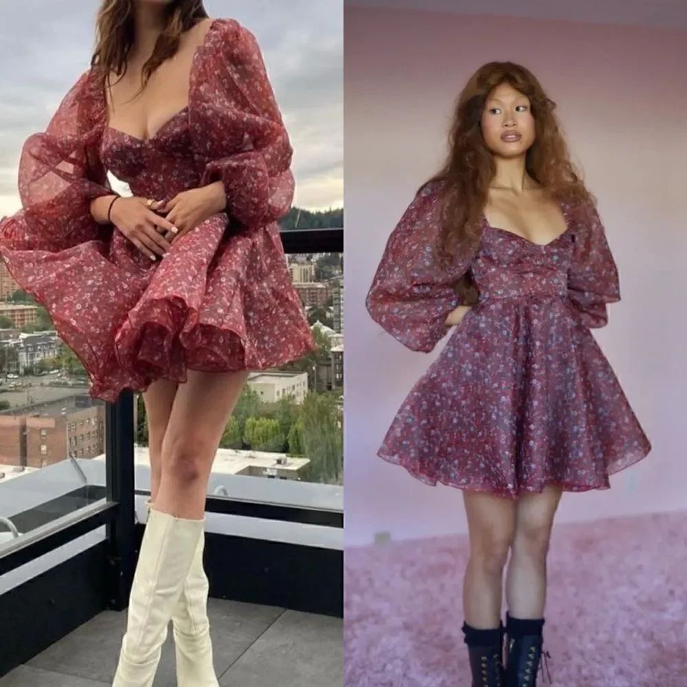 NWT Selkie The Crimson Princess Mini Dress
